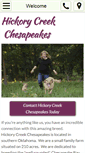 Mobile Screenshot of hickorycreekchesapeakes.com